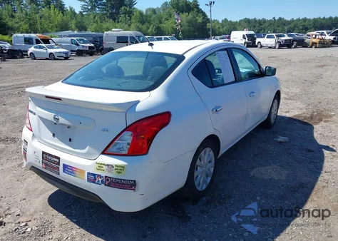 2018 Nissan Versa 1.6 Sv из США, поврежденный, VIN 3N1CN7APXJL865245